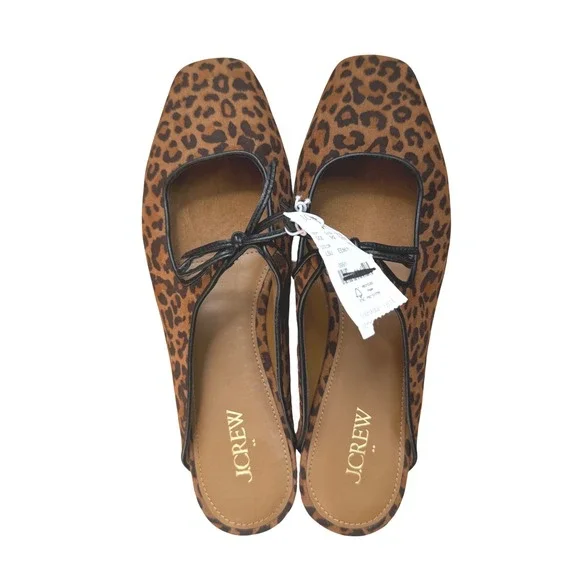 J. Crew Bow slip-on mules size 9 new - Picture 3 of 7